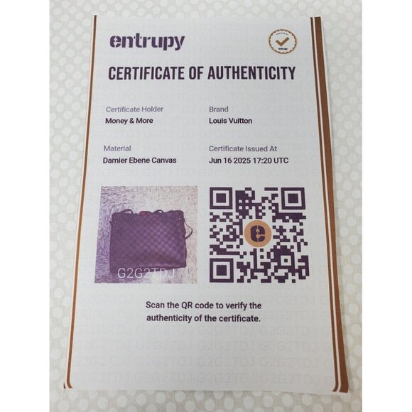 Louis Vuitton Neverfull MM Damier Ebene Bag w/ COA - Picture 16 of 16